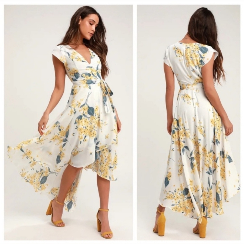 Lulu's French Contryside Floral Dress